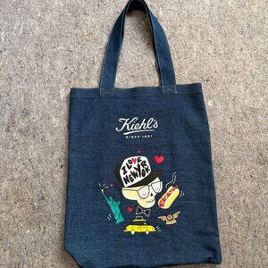 Kiehl’s Bannecker Limited Edition I Love New York Denim Tote Bag